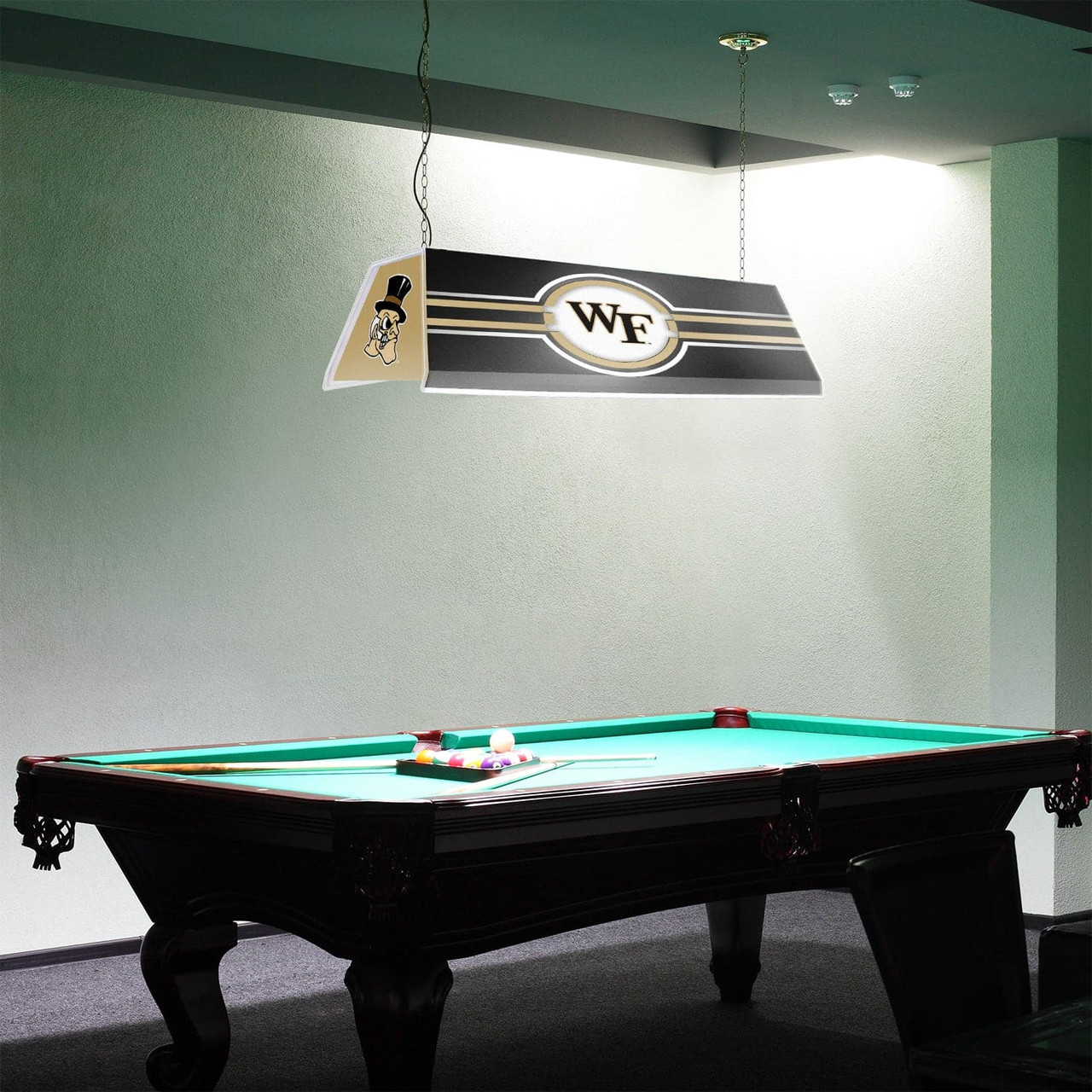 Wake Forest Demon Deacons: Edge Glow "A" Pool Table Light