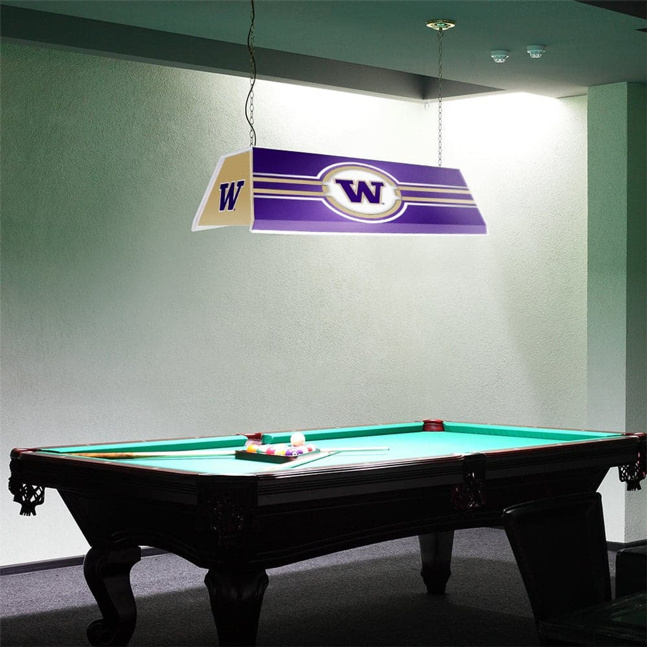 Washington Huskies: Edge Glow Purple Pool Table Light