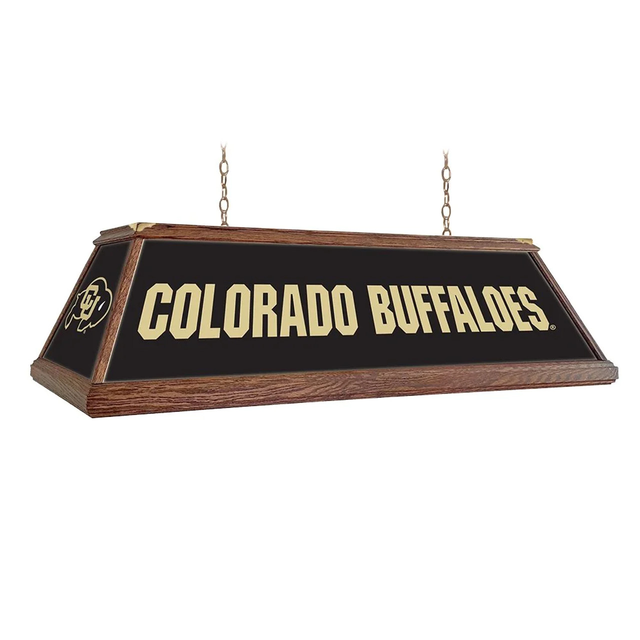 Colorado, Buffaloes, Premium, Wood, Billiard, Pool, Table, Light, Lamp, NCCOBF-330-01A, NCCOBF-330-01B, The Fan-Brand, 686082112444