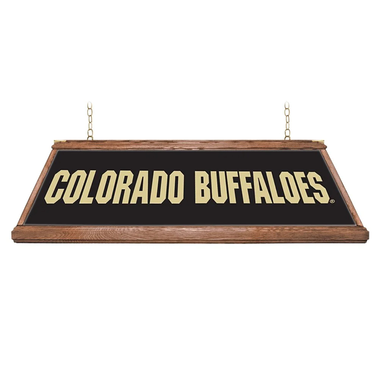 Colorado, Buffaloes, Premium, Wood, Billiard, Pool, Table, Light, Lamp, NCCOBF-330-01A, NCCOBF-330-01B, The Fan-Brand, 686082112444