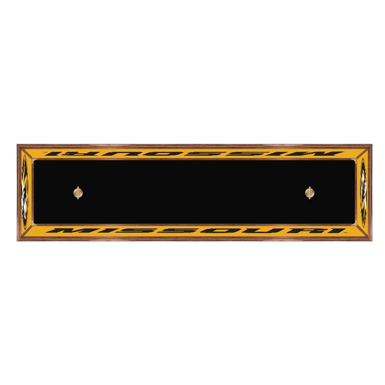 Missouri Tigers: Premium Wood Gold Pool Table Light