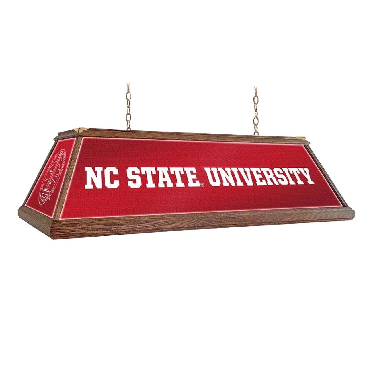 NC, North Carolina, Wolfpack, Pack, Premium, Wood, Billiard, Pool, Table, Light, Lamp, NCNCST-330-01, The Fan-Brand, 686082106412