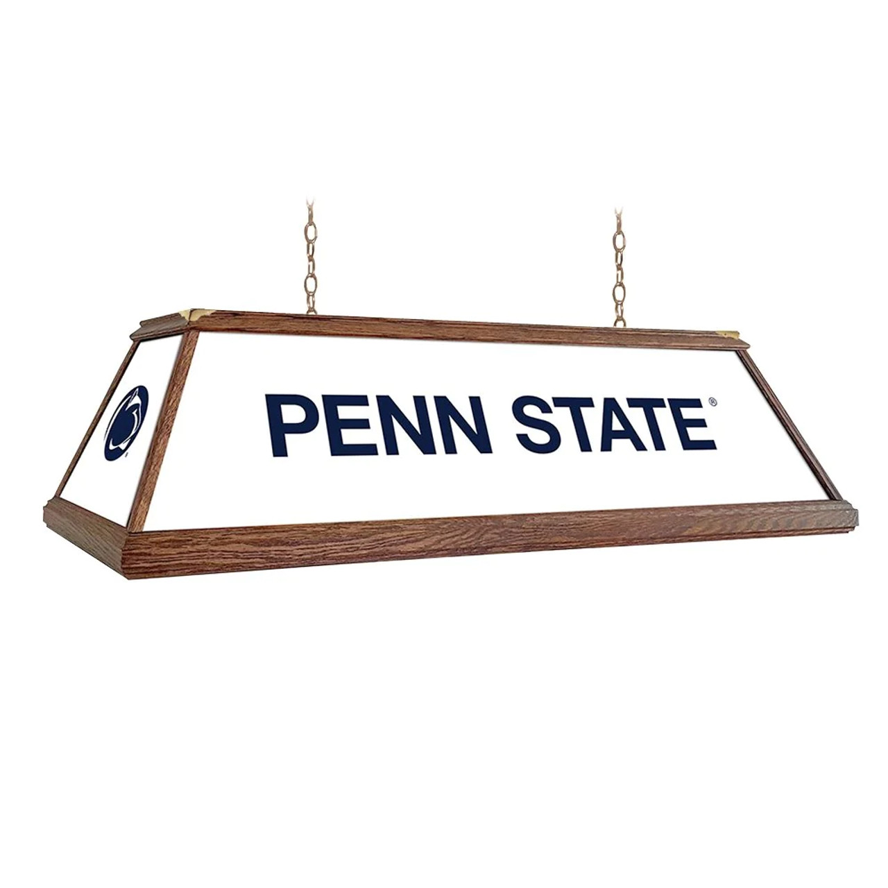 Penn State, PSU, Nittany, Lions, Premium, Wood, Billiard, Pool, Table, Light, Lamp, NCPNST-330-01A, NCPNST-330-01B, The Fan-Brand, 689481024493