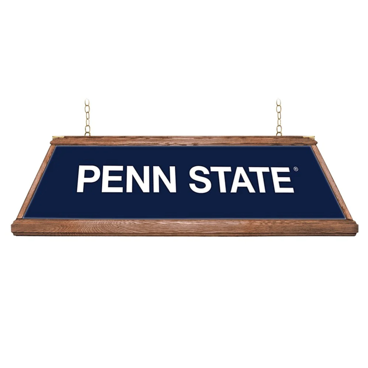 Penn State Nittany Lions: Premium Wood Navy Pool Table Light