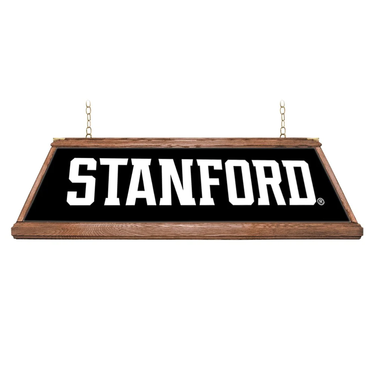 Stanford: Premium Wood Black Pool Table Light