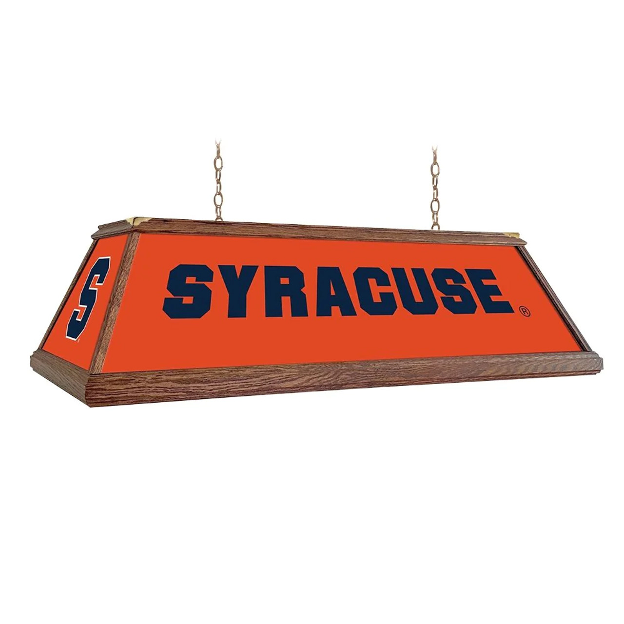 Syracuse, Orange, Premium, Wood, Billiard, Pool, Table, Light, Lamp, NCSYRC-330-01A, NCSYRC-330-01B, The Fan-Brand, 687747755181