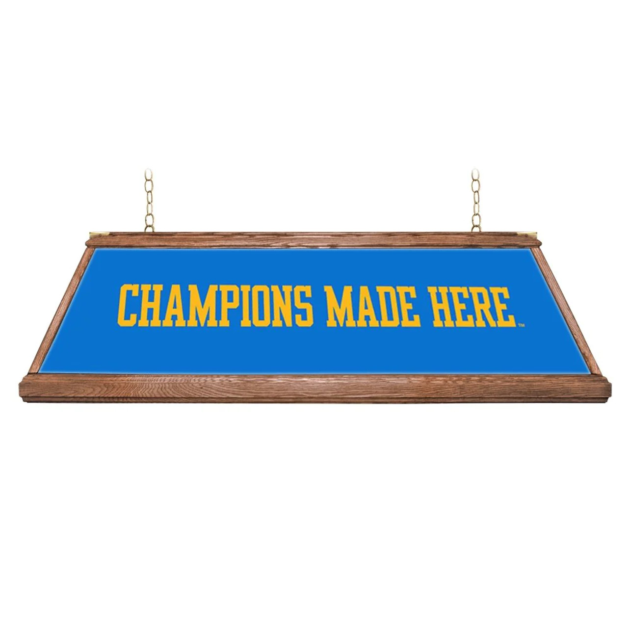 UCLA Bruins: Champions - Premium Wood Pool Table Light