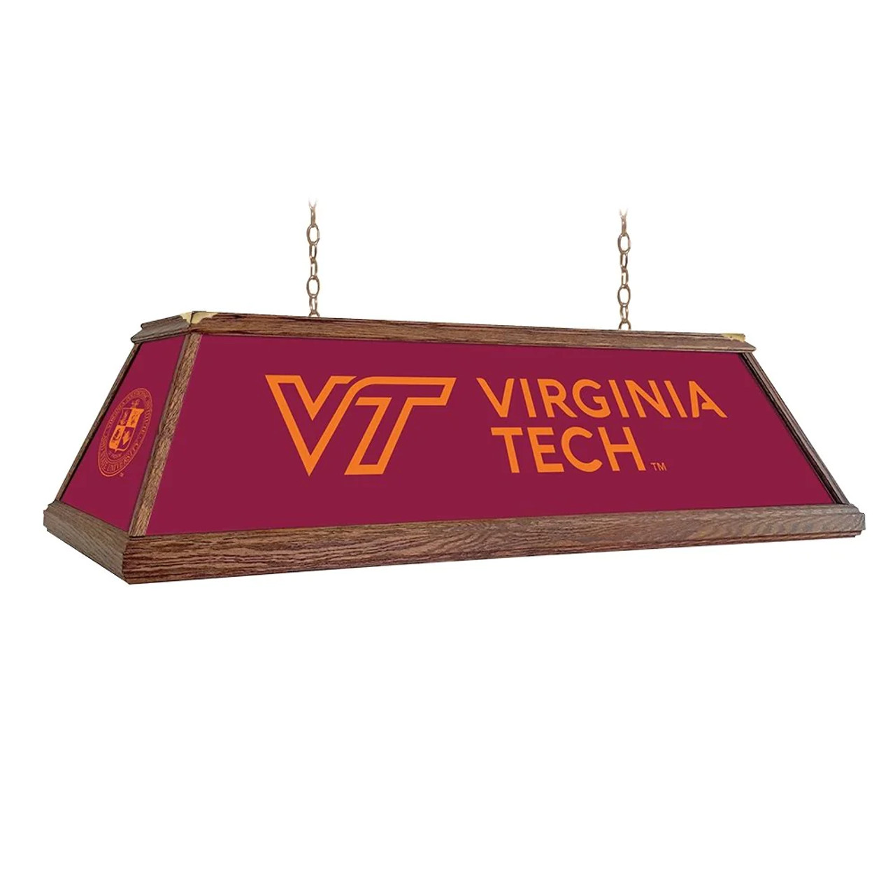 VA, Virginia, Tech, Hokies, Premium, Wood, Billiard, Pool, Table, Light, Lamp, NCVTCH-330-01, The Fan-Brand, 687747755693