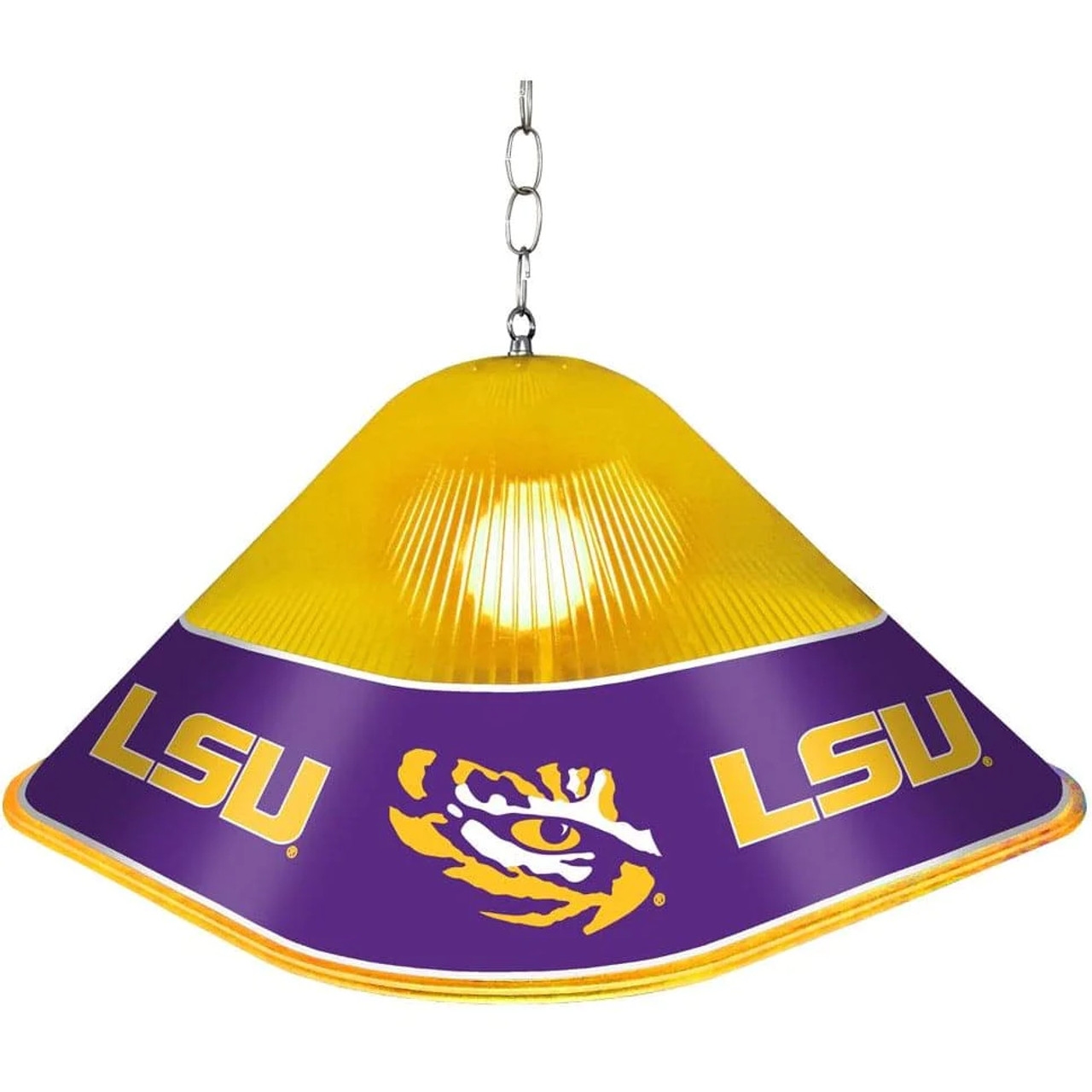 LSU, Louisiana, State, St, Tigers, Game, Room, Cave, Table, Light, Lamp,NCLSUT-410-01A, NCLSUT-410-01B, The Fan-Brand, 666703467313