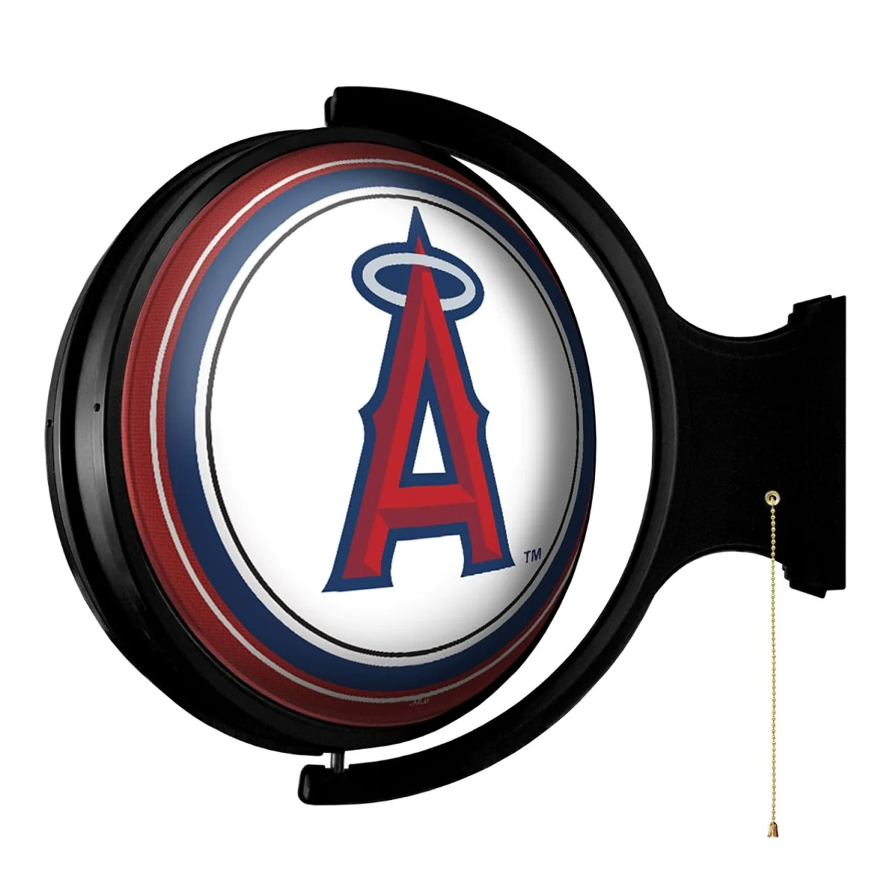 Los Angeles Angels: Original Round Rotating Lighted Wall Sign