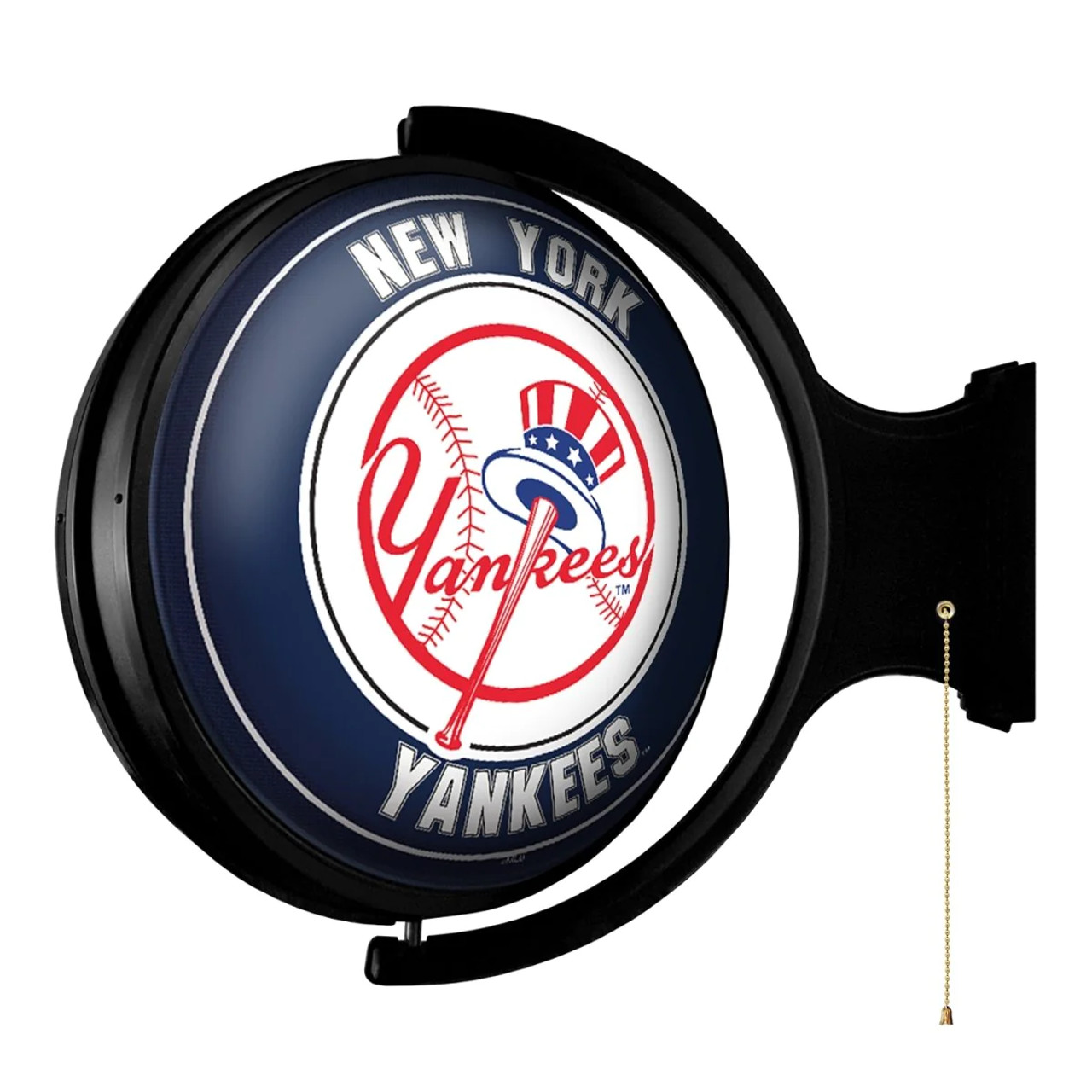 New York Yankees: Original Round Rotating Lighted Wall Sign