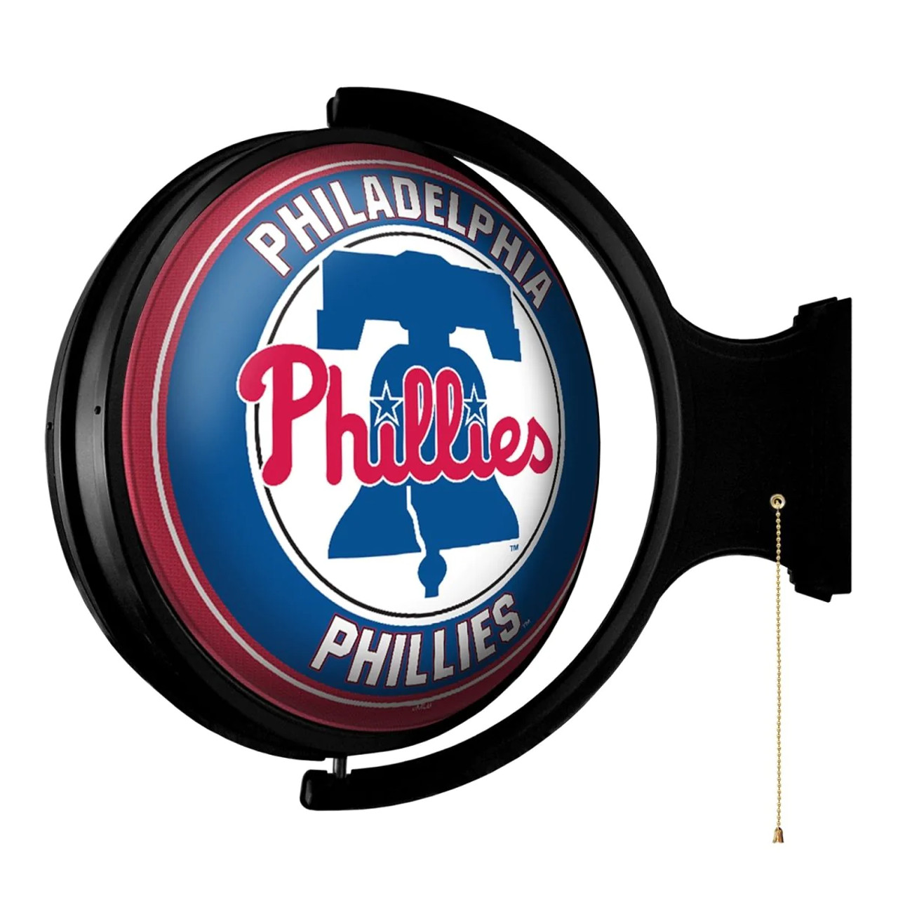 MBPHIL-115-01, PHI, Philadelphia, Phillies, PHIL,  Original, Round, Rotating, Lighted, Wall, Sign, The Fan-Brand, 704384952534, LED