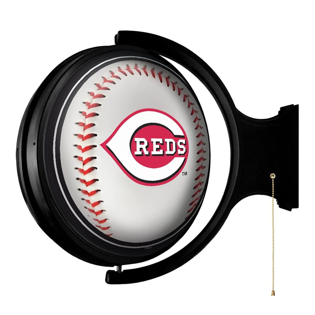 Cincinnati Reds: Baseball - Original Round Rotating Lighted Wall Sign