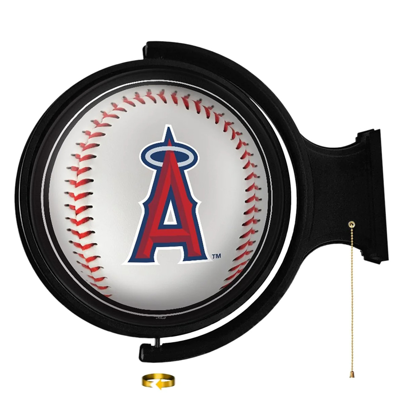 LAA, Los Angeles, Angels, Baseball, Original, Round, Rotating, Lighted, Wall, Sign, MBLAAN-115-31, The Fan-Brand, MLB, 704384951094