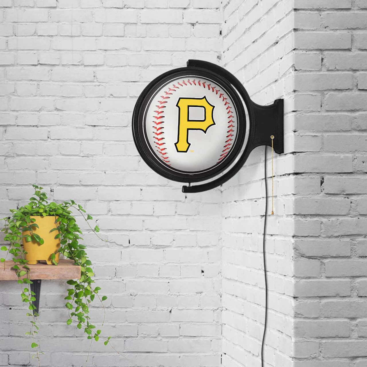 Pittsburgh Pirates: Baseball - Original Round Rotating Lighted Wall Sign