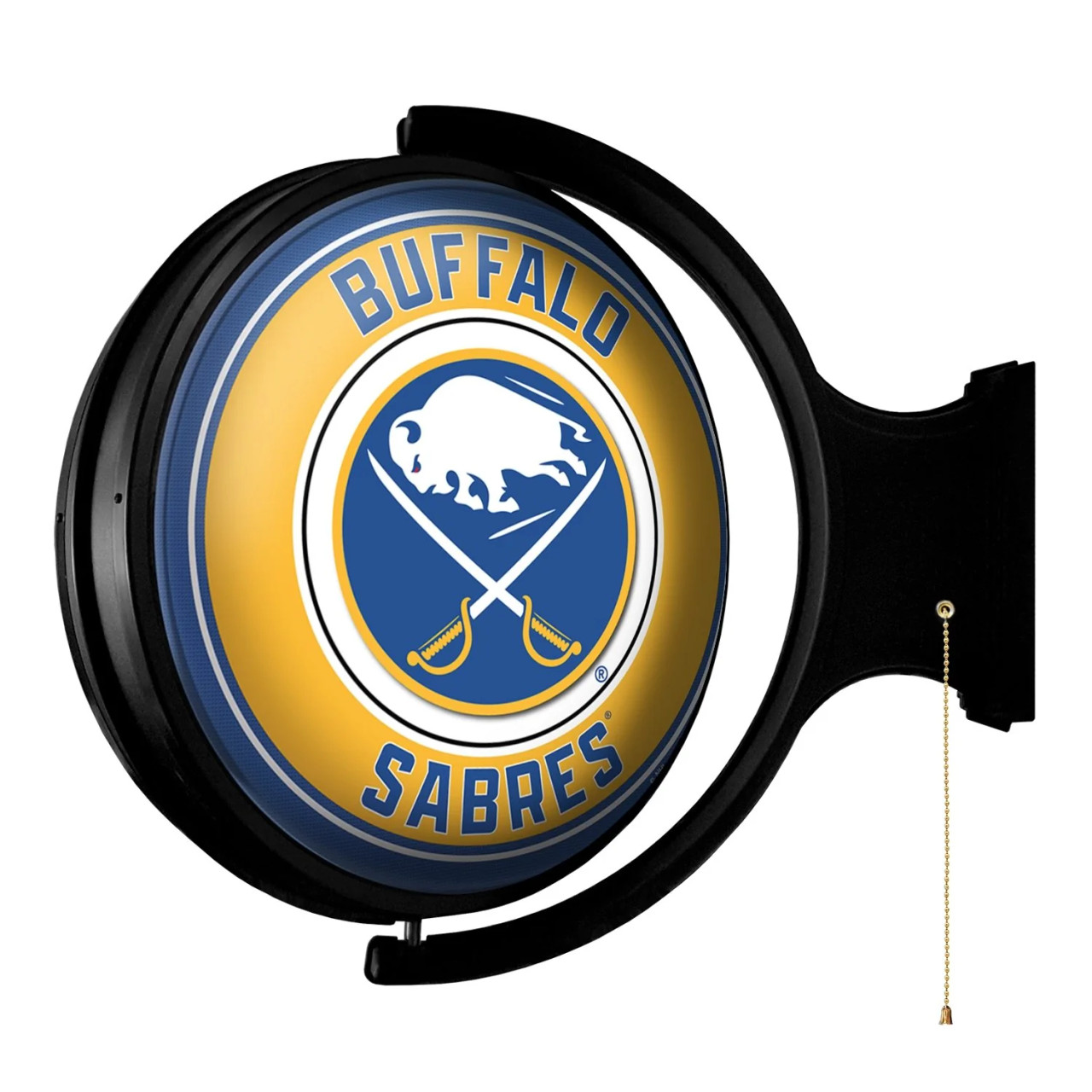 NHBUFF-115-01, BUF, BUFF, Buffalo, Sabres, Sabers, Original, Round, Rotating, Lighted, Wall, Sign, NHBUFF-115-01, NHL, The Fan-Brand, 687181908679