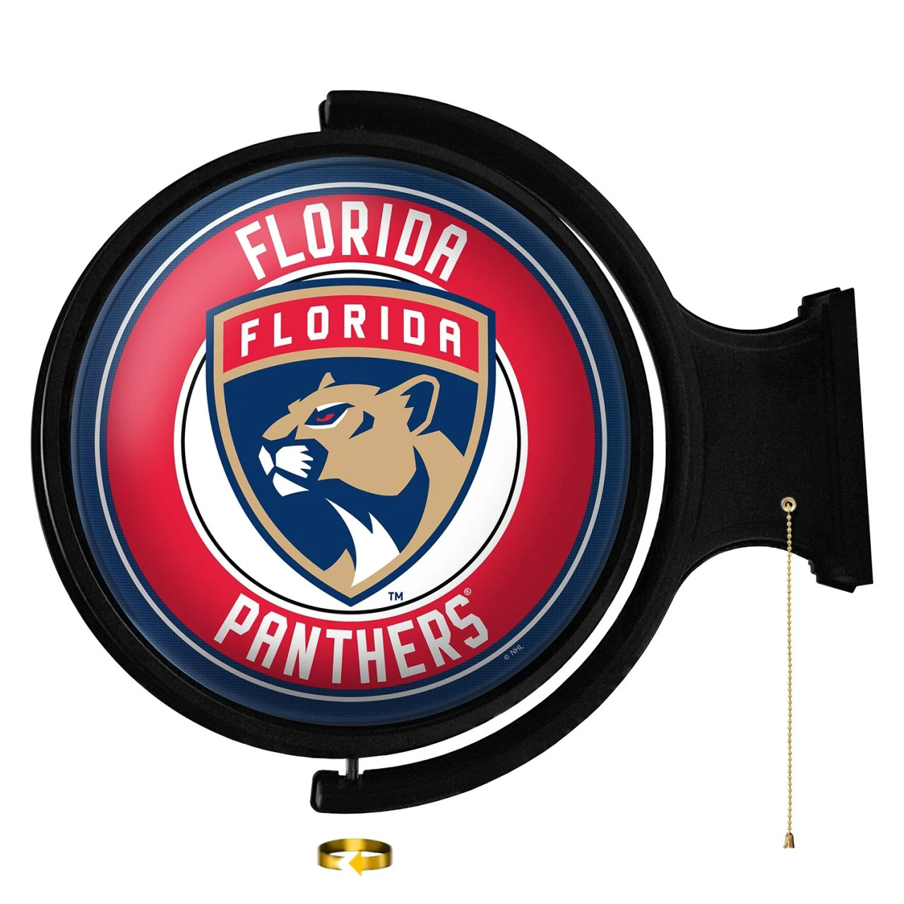 NHFLOR-115-01, Fl, Florida, Panthers, Original, Round, Rotating, Lighted, Wall, Sign, NHFLOR-115-01, NHL, The Fan-Brand, 686878992267
