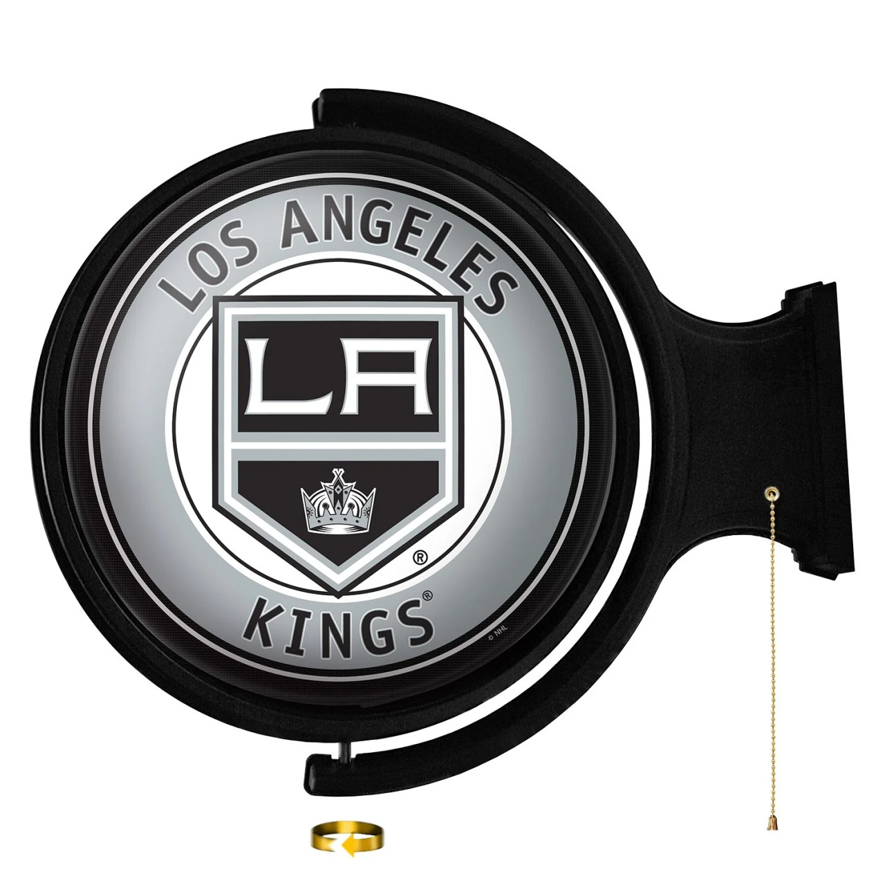 NHLAKG-115-01, LAK, LA, Los Angeles, Kings, Original, Round, Rotating, Lighted, Wall, Sign, NHLAKG-115-01, NHL, The Fan-Brand, 686878992427