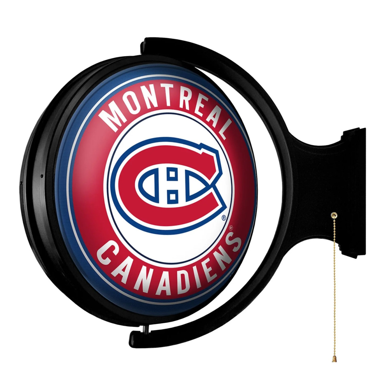 Montreal Canadiens: Original Round Rotating Lighted Wall Sign
