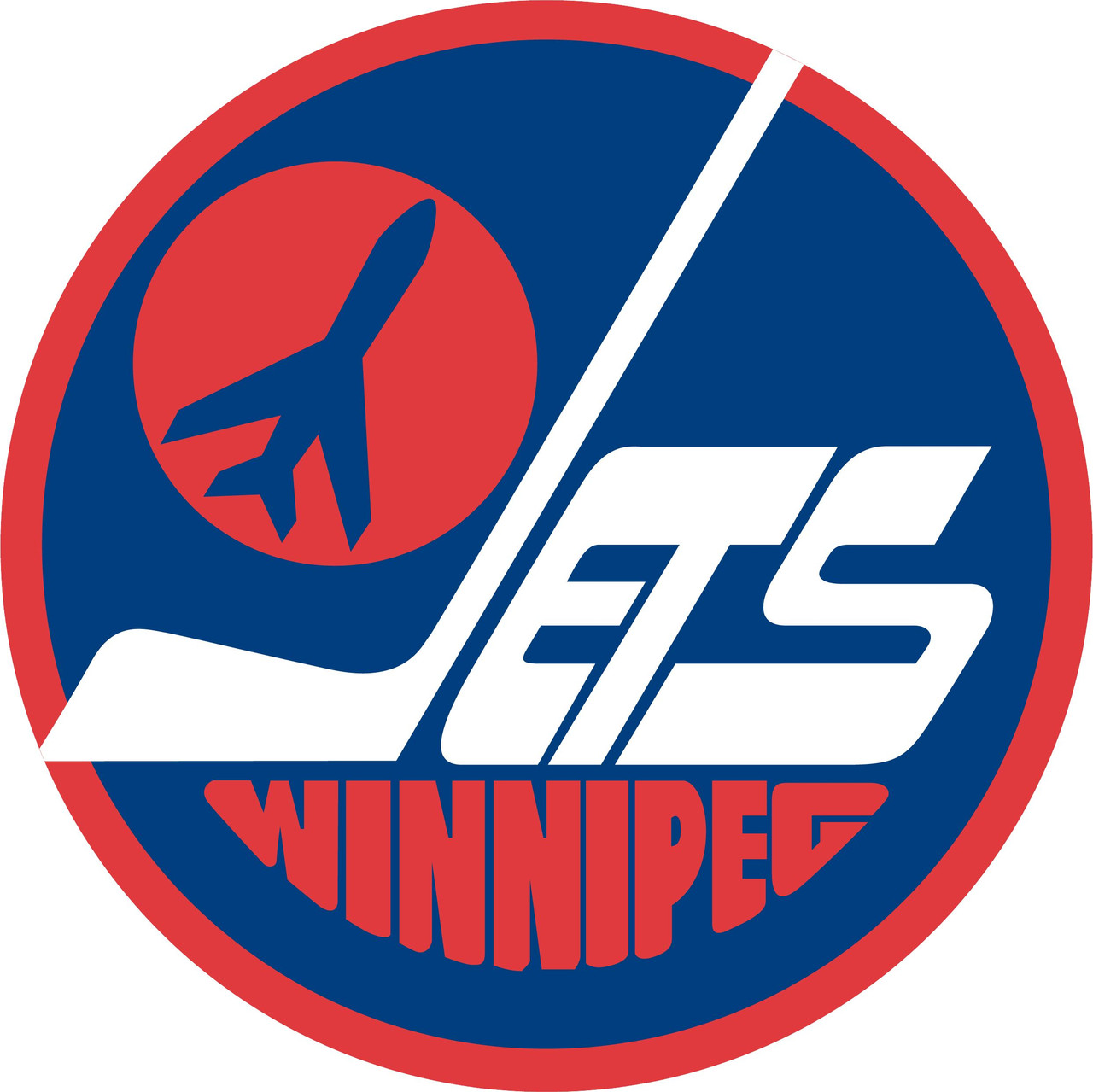 Winnipeg Jets: Original Round Rotating Lighted Wall Sign
