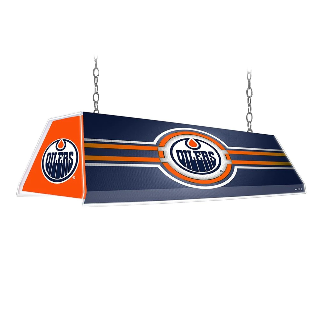 NHEDMO-320-01, EDM, Edmonton, Oilers, NHL, Edge Glow, Billiard, Pool, Table, Light, Lamp, The Fan-Brand, Florescent, 686878992137