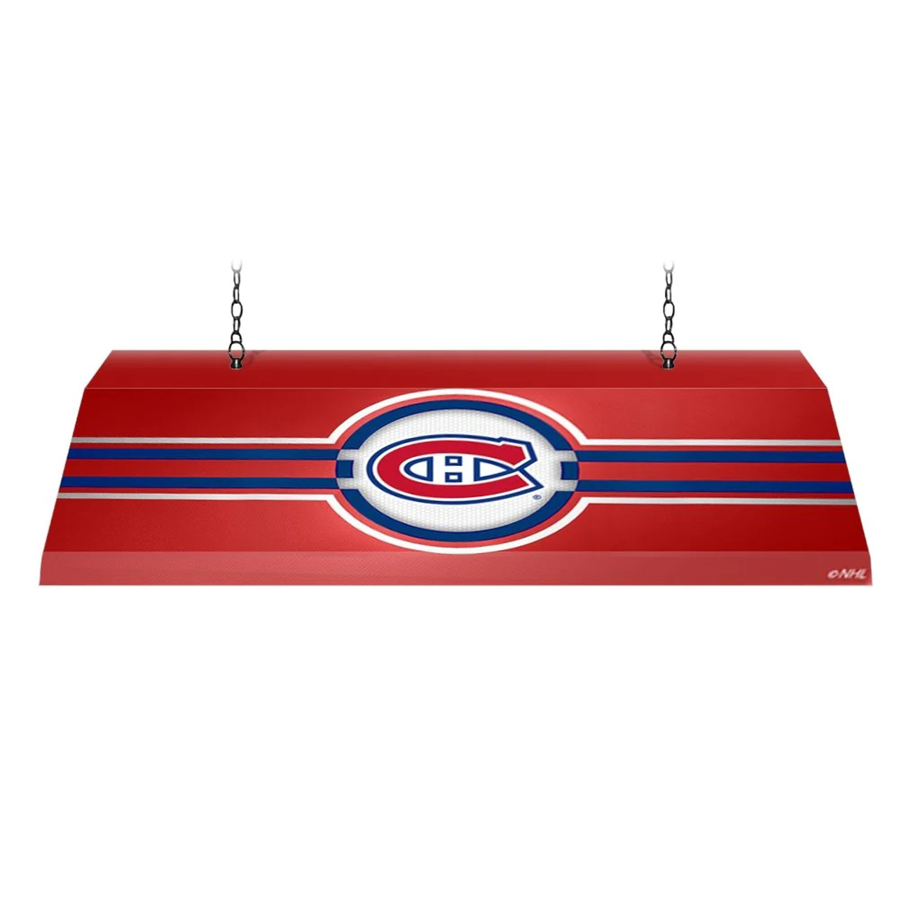 NHMONC-320-01, Montreal, Mon, Canadiens, Canadians, NHL, Edge Glow, Billiard, Pool, Table, Light, Lamp, The Fan-Brand, Florescent, 686082113687