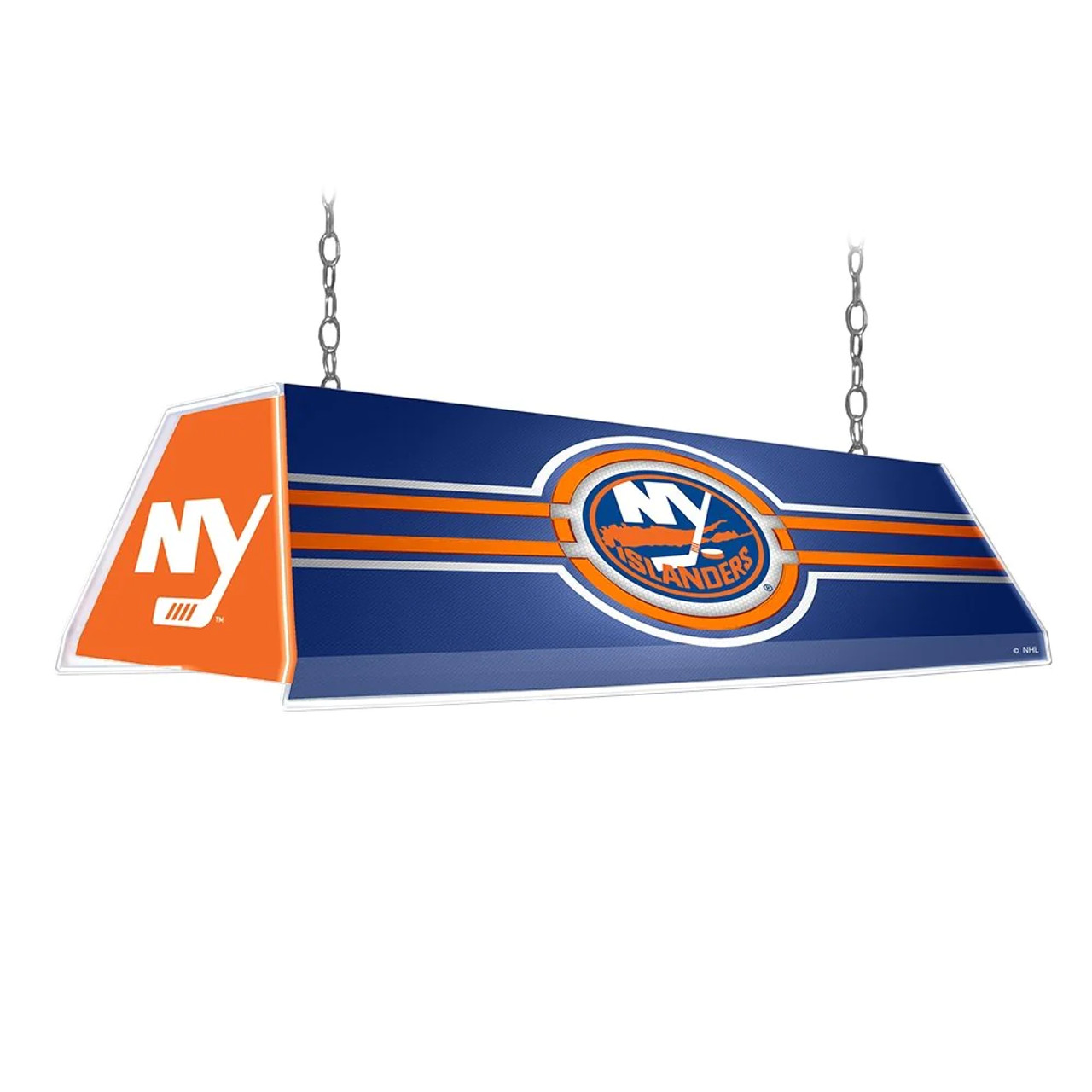 NHNYIS-320-01, NY, New York, Islanders, NHL, Edge Glow, Billiard, Pool, Table, Light, Lamp, The Fan-Brand, Florescent, 686082114868