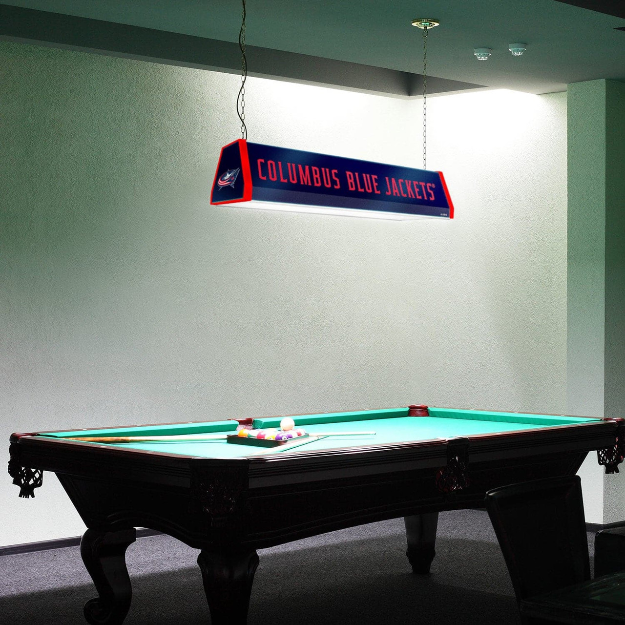 Columbus Blue Jackets: Standard Pool Table Light