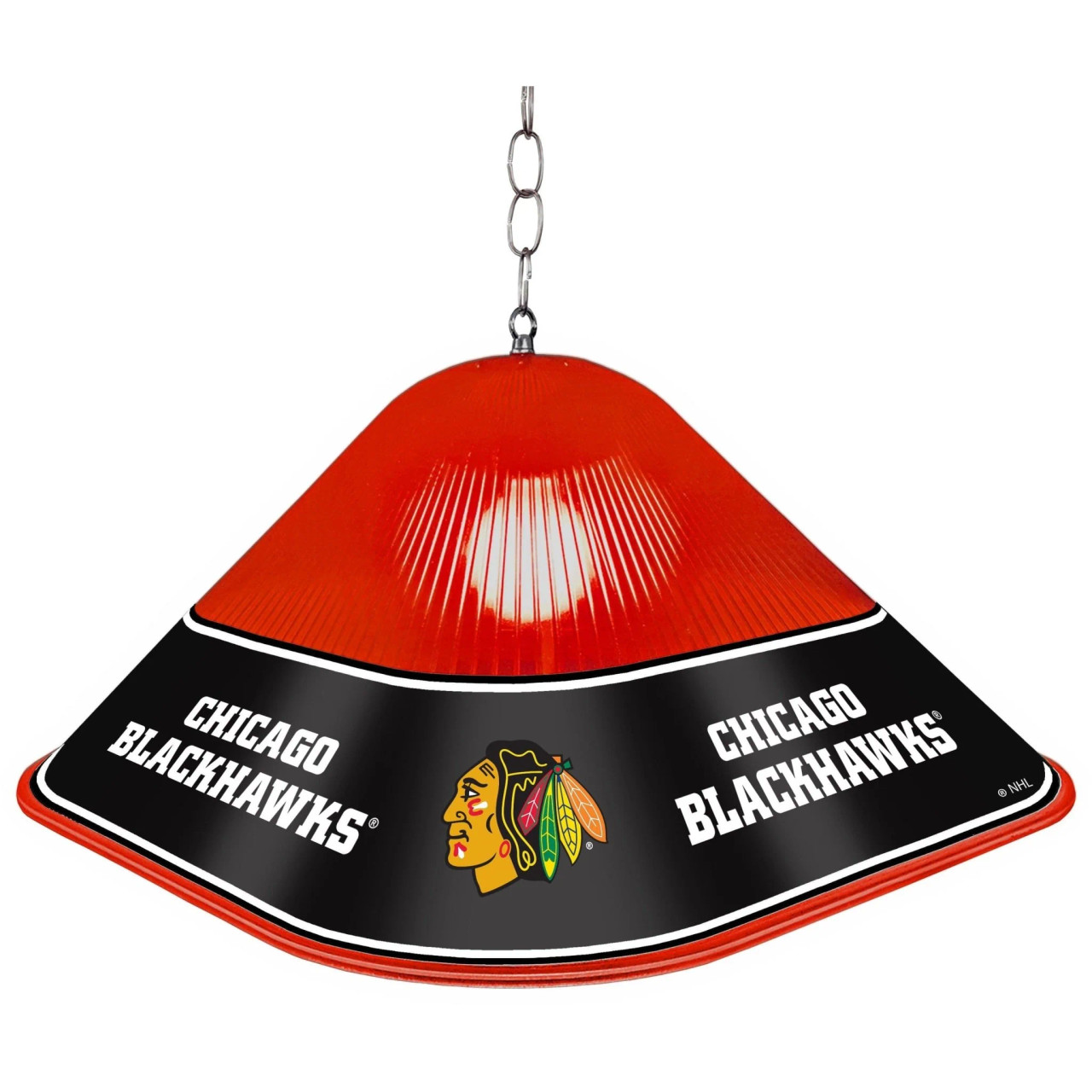 Chicago, CHI, Blackhawks, Game, Table, Light, Lamp, NHCHIC-410-01, The Fan-Brand, NHL, 686878991840