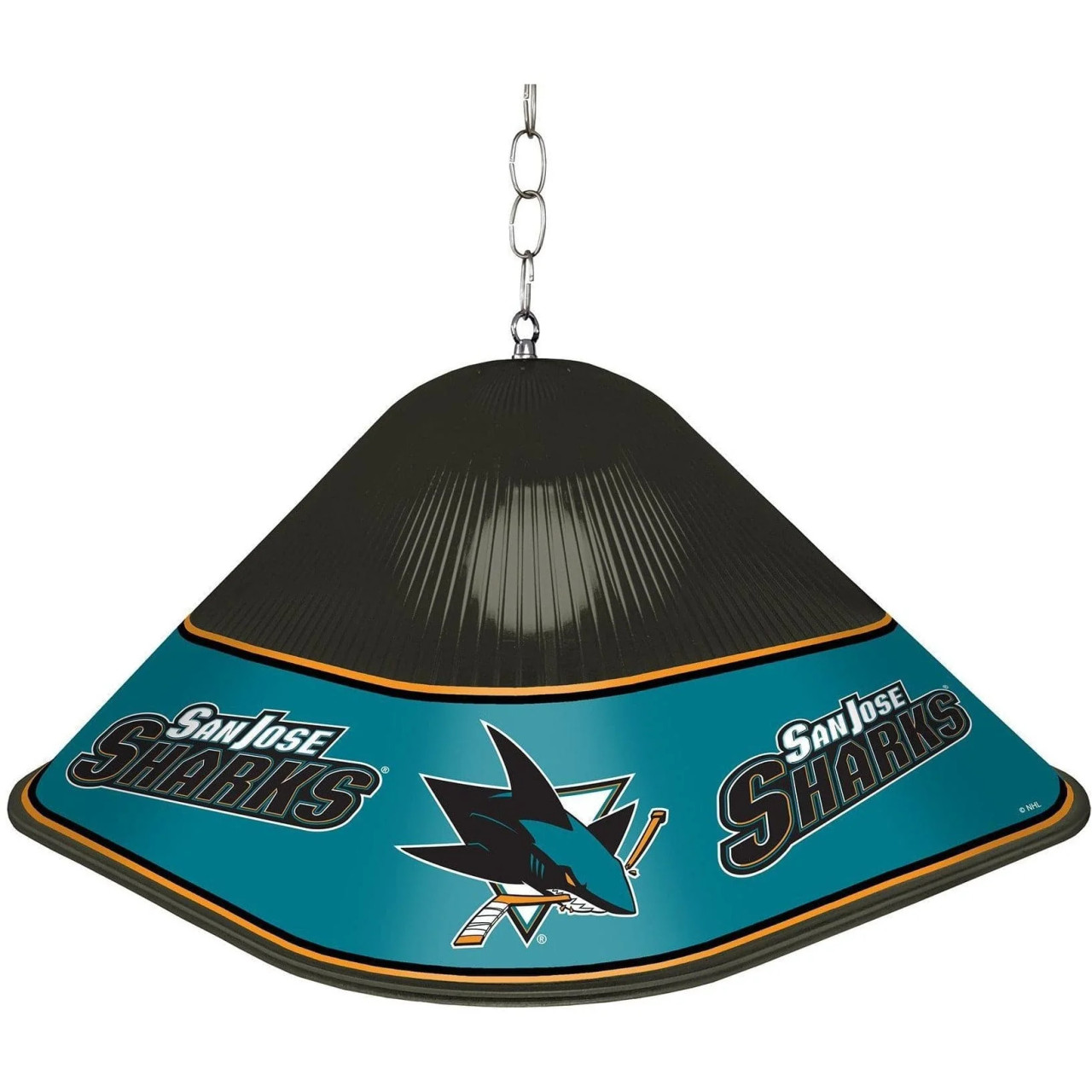 SJ, San Jose, Sharks, Game, Table, Light, Lamp, NHSJSK-410-01, The Fan-Brand, NHL, 686878993813