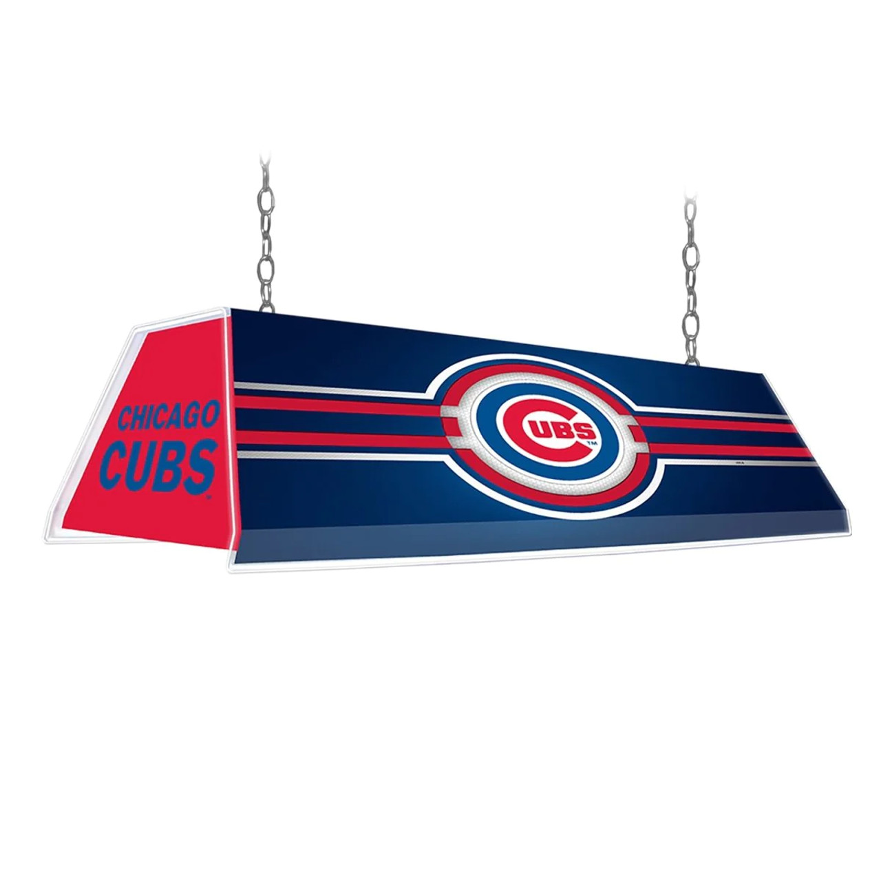 MBCUBS-320-01A, Chicago, CHI, Cubs, Cubbies, Edge Glow, Billiard, Pool, Table, Light, Lamo, "A" Version, MLB, The Fan-Brand, 704384966951