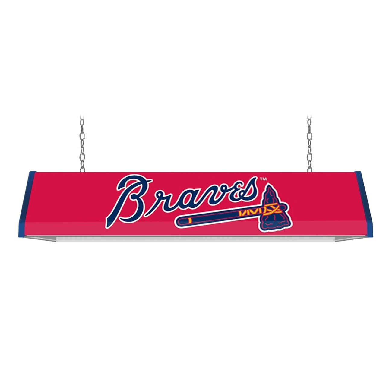 MBBRAVES-310-01B, ATL, Atlanta, Braves,  Standard, Billiard, Pool, Table, Light, Lamp, "A" Version, MLB, The Fan-Brand, 704384965404