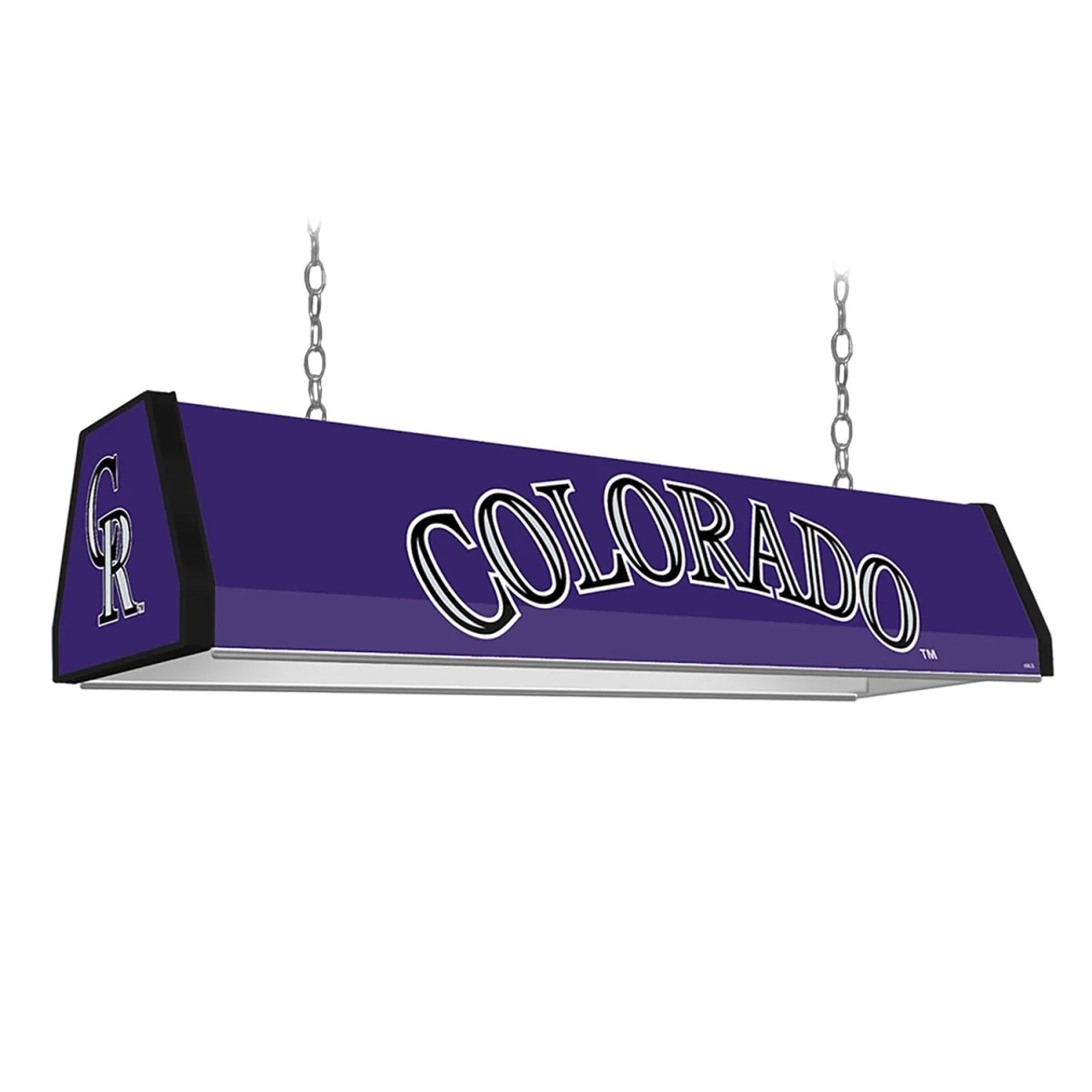 MBROCKIES-310-01B, COL, Colorado, Rockies,  Standard, Billiard, Pool, Table, Light, Lamp, "B" Version, MLB, The Fan-Brand, 704384965633