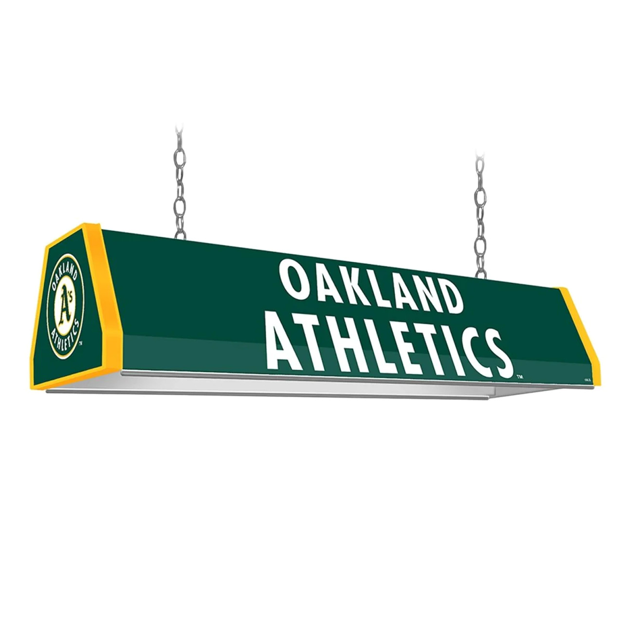 MBATHLETICS-310-01A, OAK, Oakland, Athletics,  Standard, Billiard, Pool, Table, Light, Lamp, "A" Version, MLB, The Fan-Brand, 704384966210