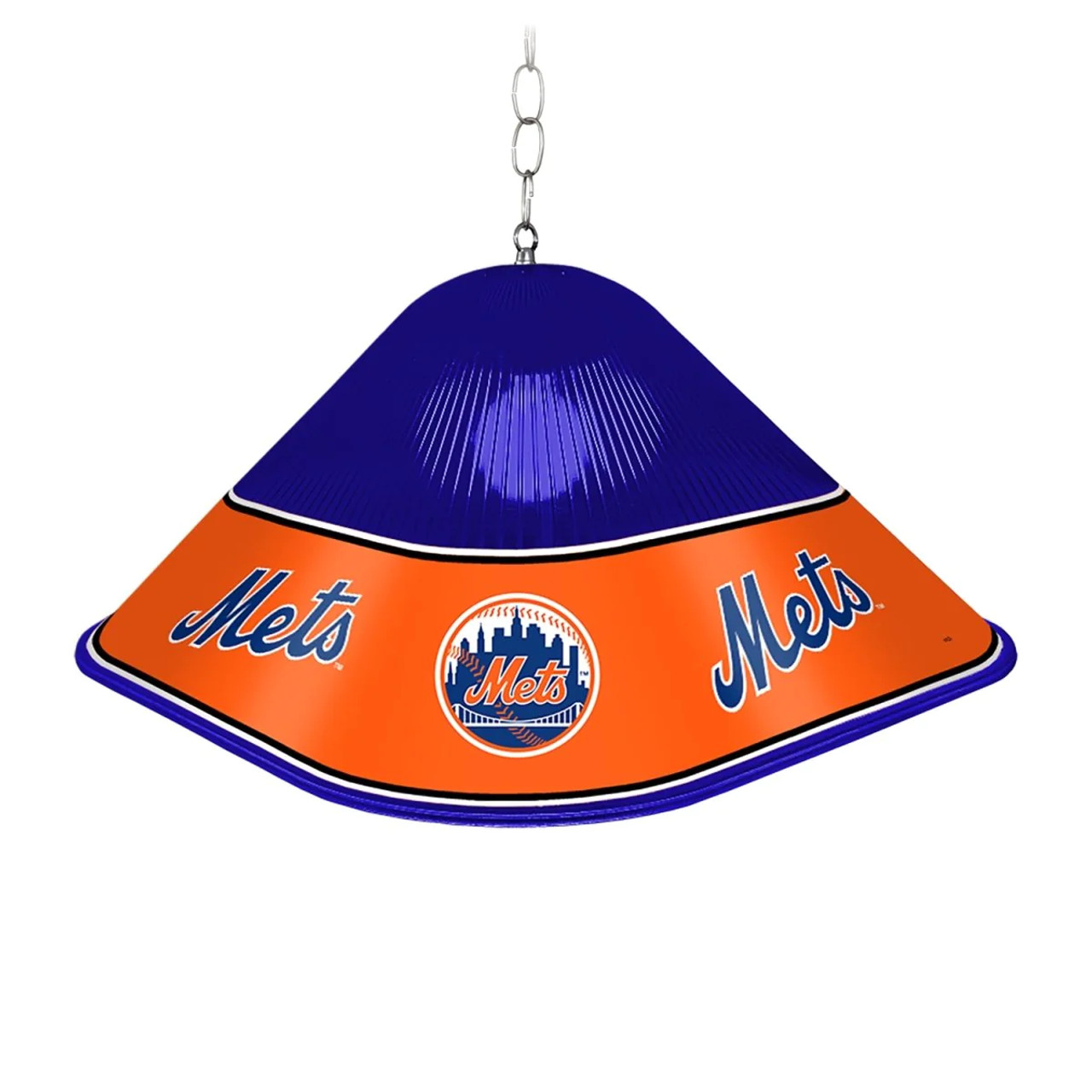 MBMETS-410-01A, NYM, NY, New York, Mets, Blue/Red  Game  Table  Light  Lamp, MLB, 704384966135