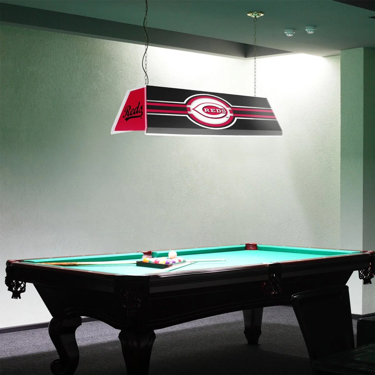 Cincinnati Reds: Edge Glow Pool Table Light "B" Version