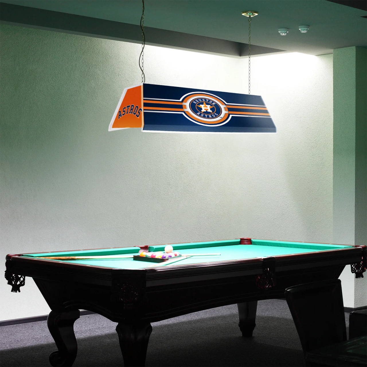 Houston Astros: Edge Glow Pool Table Light "A" Version