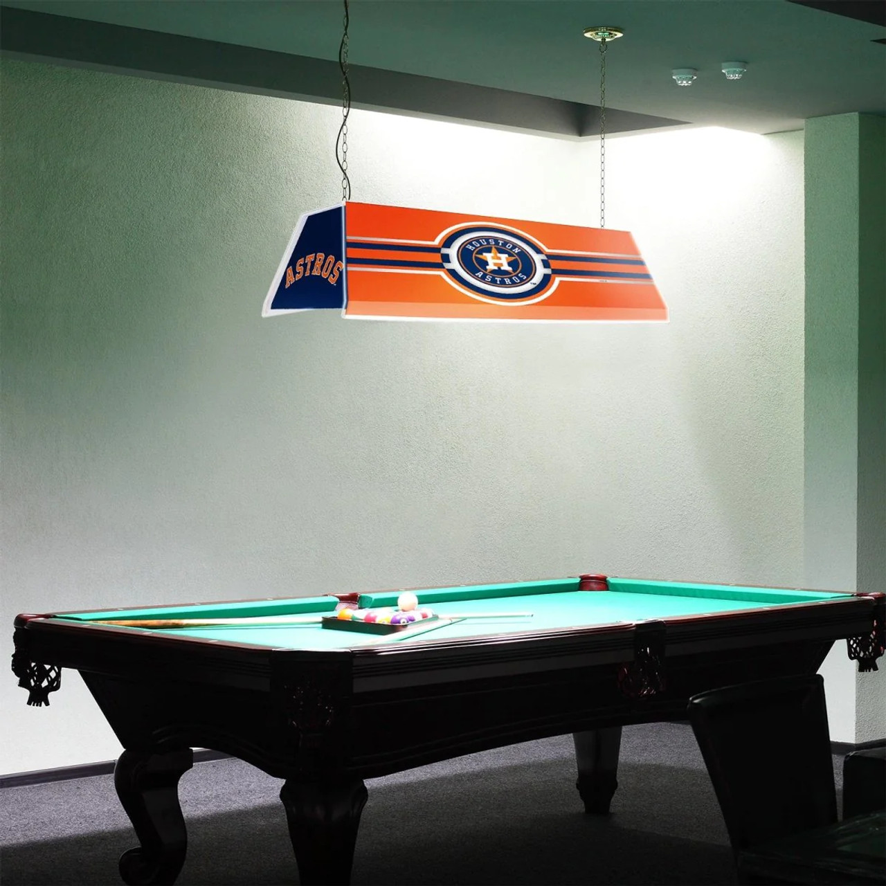 Houston Astros: Edge Glow Pool Table Light "B" Version