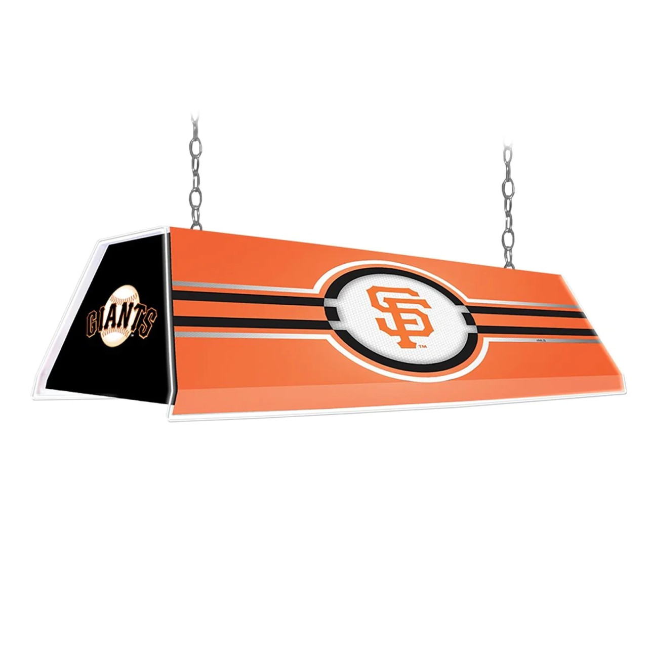 MBGIANTS-320-01B, SF, SFG, San Francisco, Giants, Edge Glow, Billiard, Pool, Table, Light, Lamo, "B" Version, MLB, The Fan-Brand, 704384967200