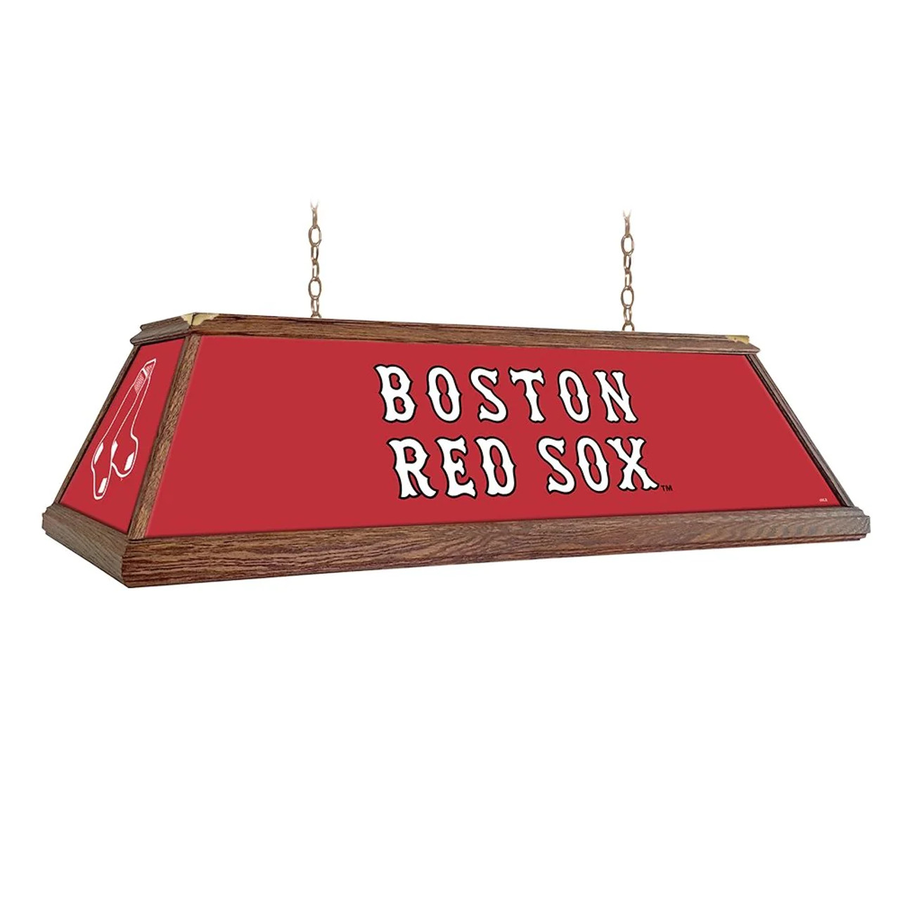 MBSOX-330-01A, Boston, BOS, Sox, Red Sox, BOST, Premium, Wood, Billiard, Pool, Table, Light, Lamp, MLB, The Fan-Brand, "A" Version, 704384965534