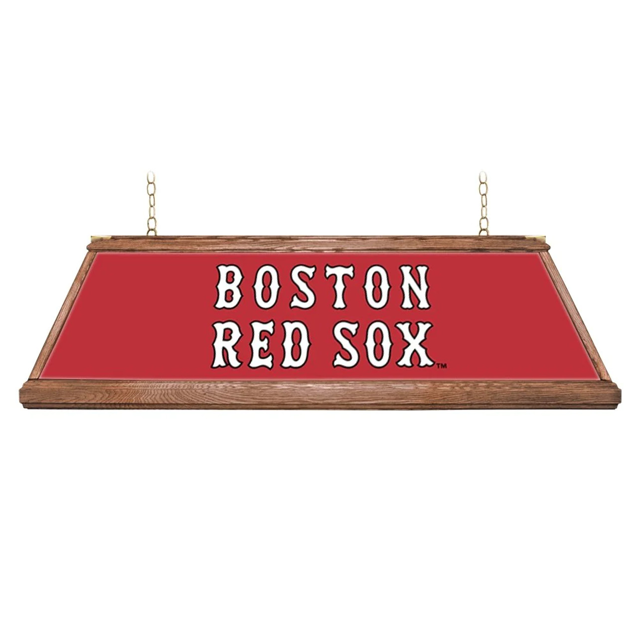 Boston Red Sox: Premium Wood Pool Table Light "A" Version