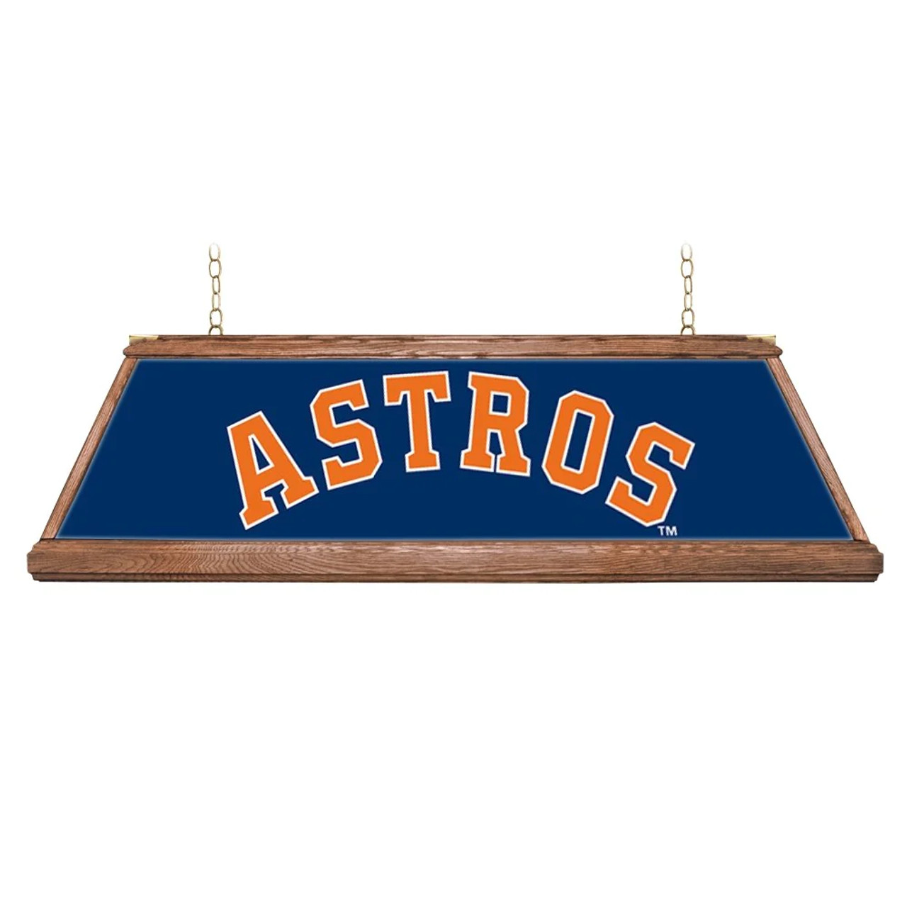 Houston Astros: Premium Wood Pool Table Light "A" Version