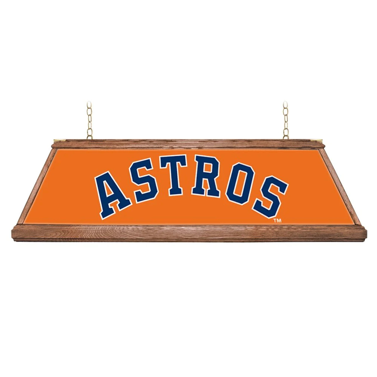 Houston Astros: Premium Wood Pool Table Light "B" Version