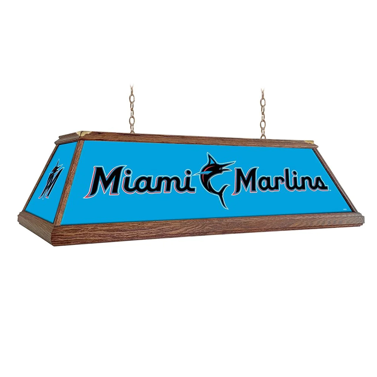 Miami Marlins: Standard Pool Table Light B Version, MBMARLINS