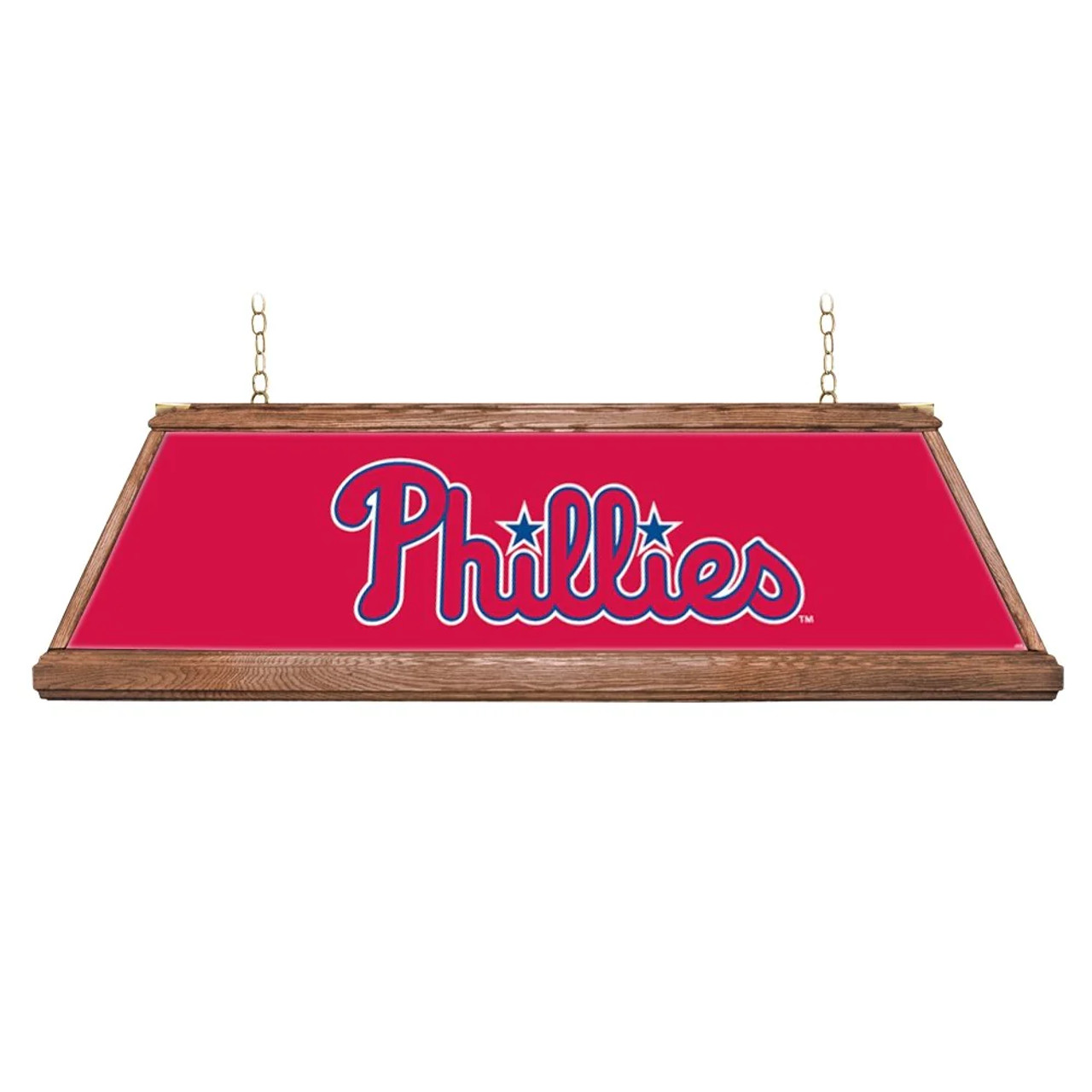 MBPHILLIES-330-01B, PHI, Philadelphia, Phillies, PHIL, Premium, Wood, Billiard, Pool, Table, Light, Lamp, MLB, The Fan-Brand, "B" Version, 704384966296