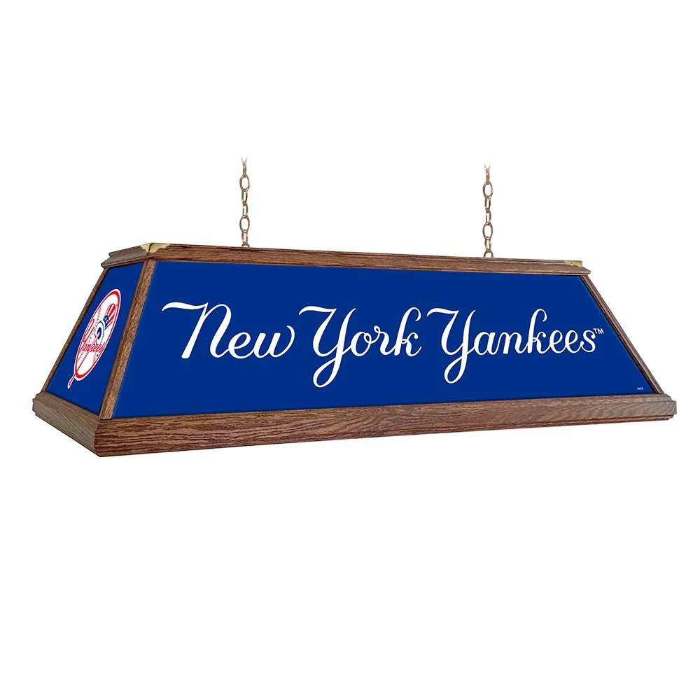 New York Yankees: Premium Wood Pool Table Light 