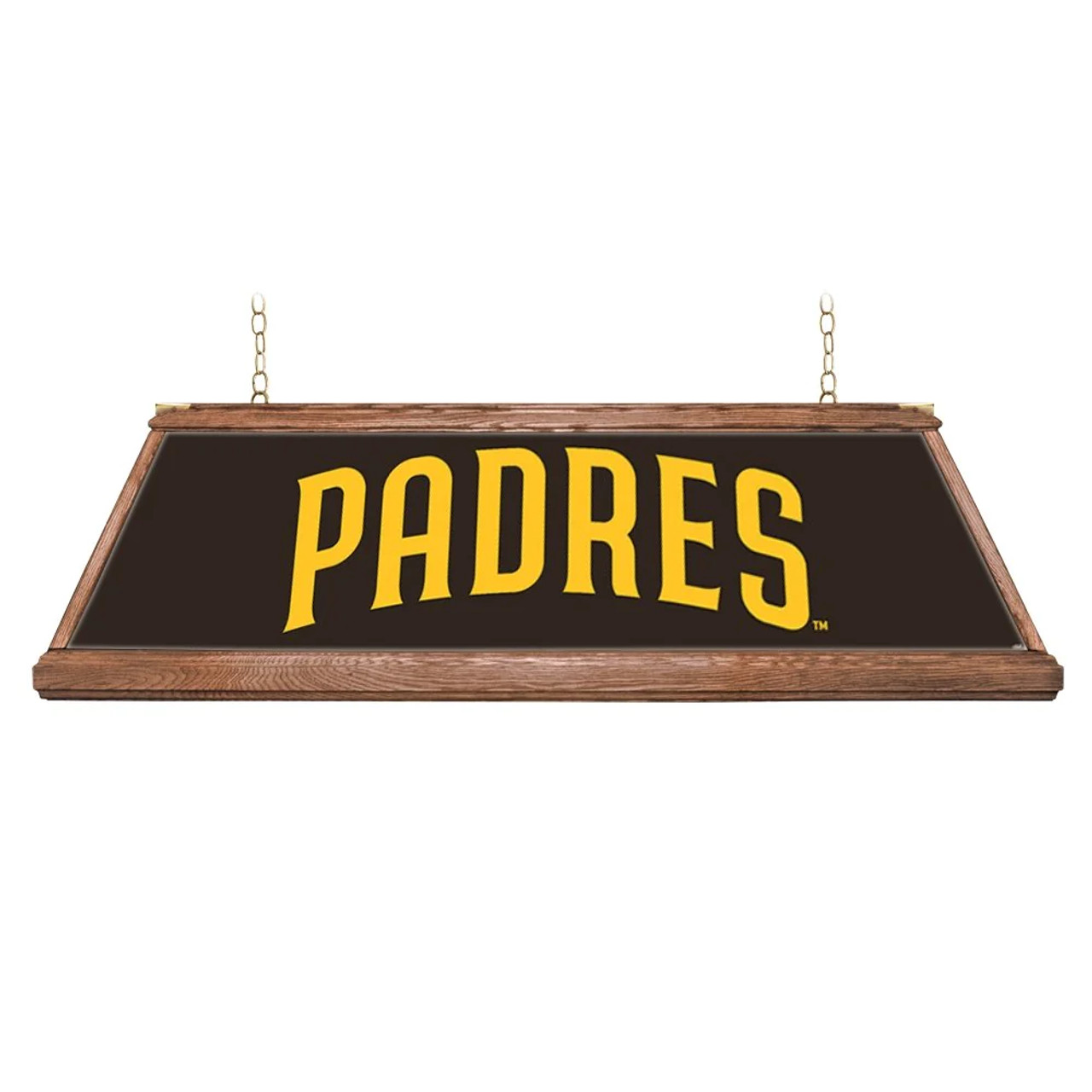 San Diego Padres: Premium Wood Pool Table Light "A" Version