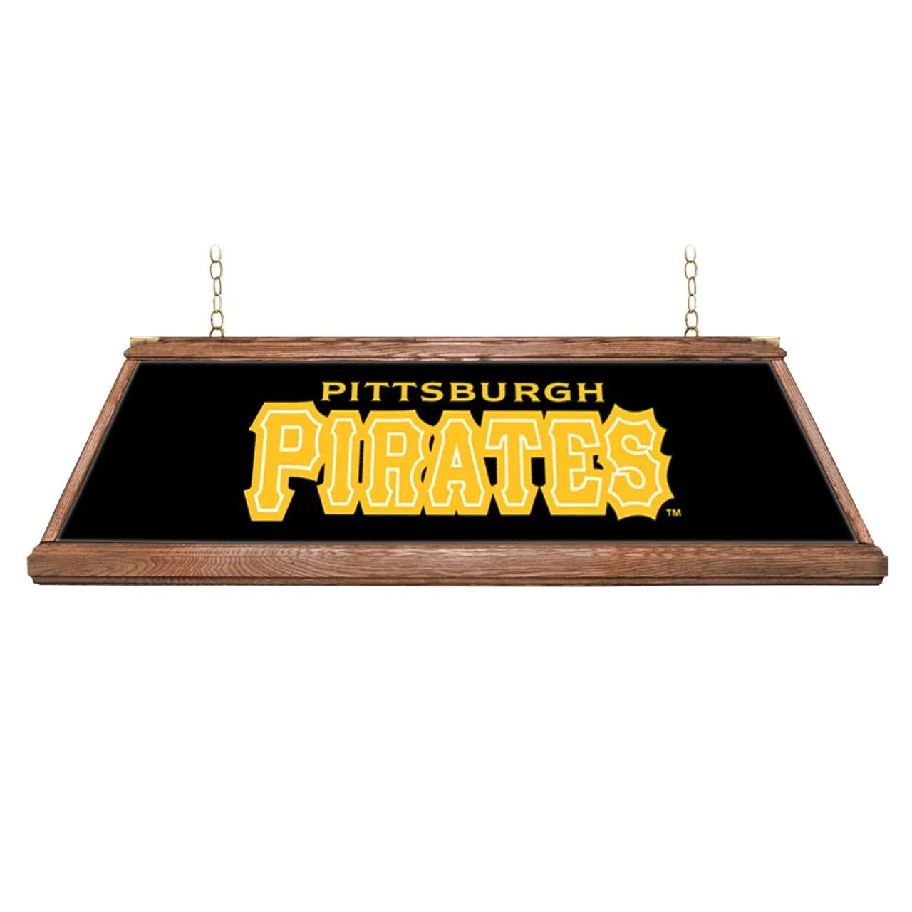 Pittsburgh Pirates: Premium Wood Pool Table Light "A" Version