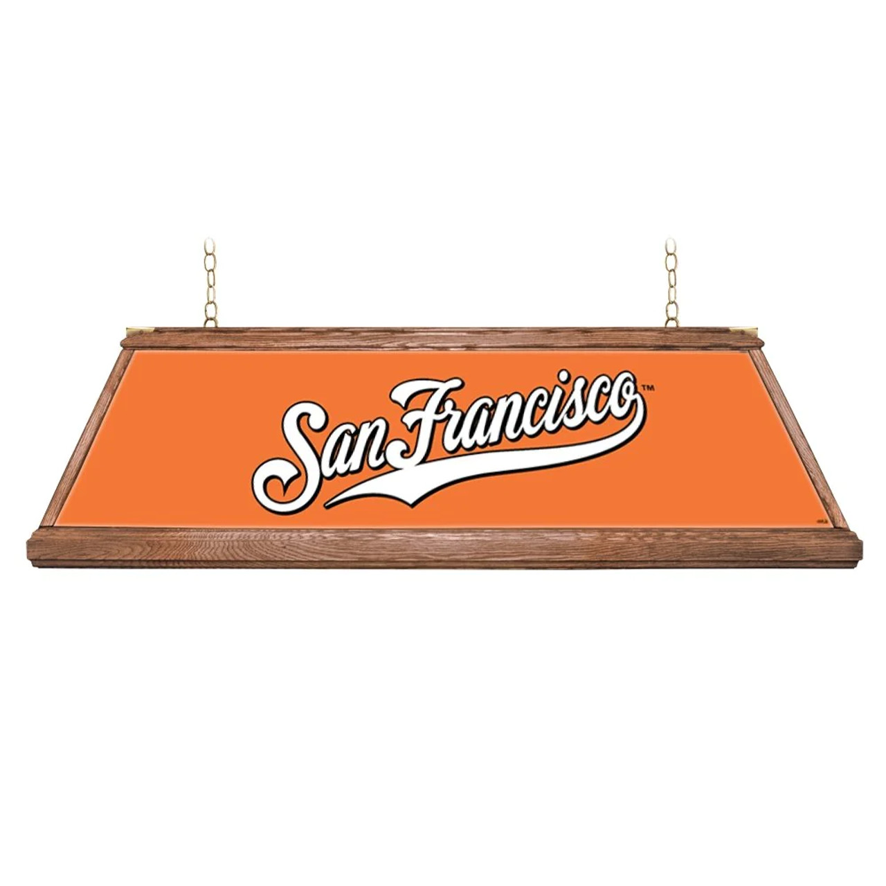 San Francisco Giants: Premium Wood Pool Table Light "B" Version