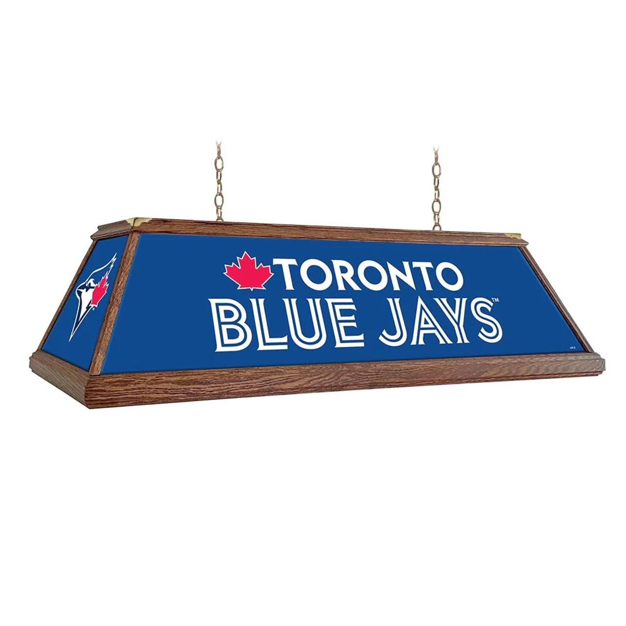 MBBLUE JAYS-330-01A, TOR, Toronto Blue, Jays, Premium, Wood, Billiard, Pool, Table, Light, Lamp, MLB, The Fan-Brand, "Blue" Version, 704384966623